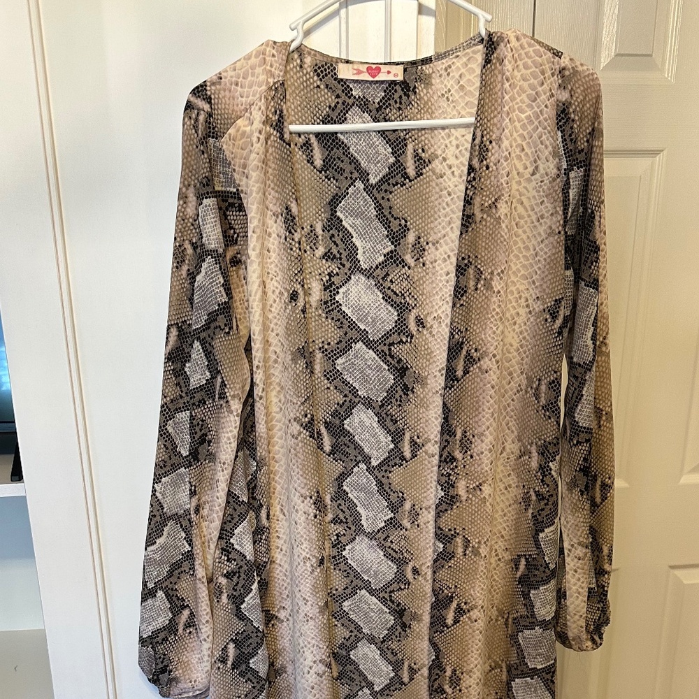 Buddy Love Snakeskin Duster S/M